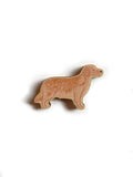 Golden Retriever Wooden Pin