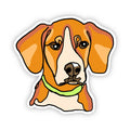 Beagle Vinyl Sticker