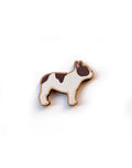 French Bulldog Wooden Pin
