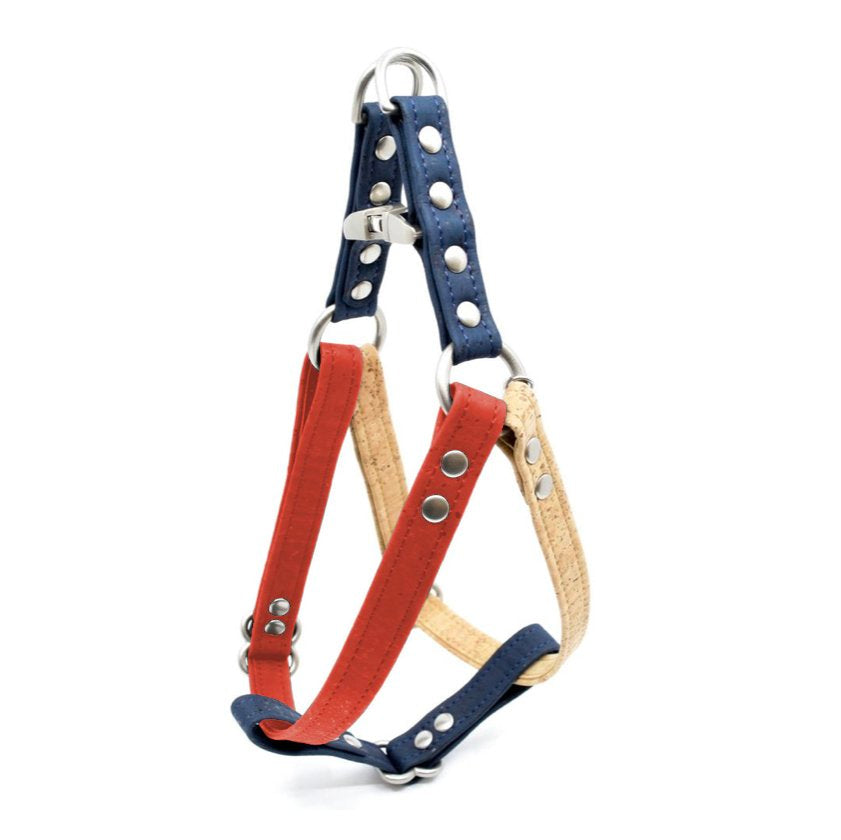 Hoadin CORK Harness - Red/Navy/Natural