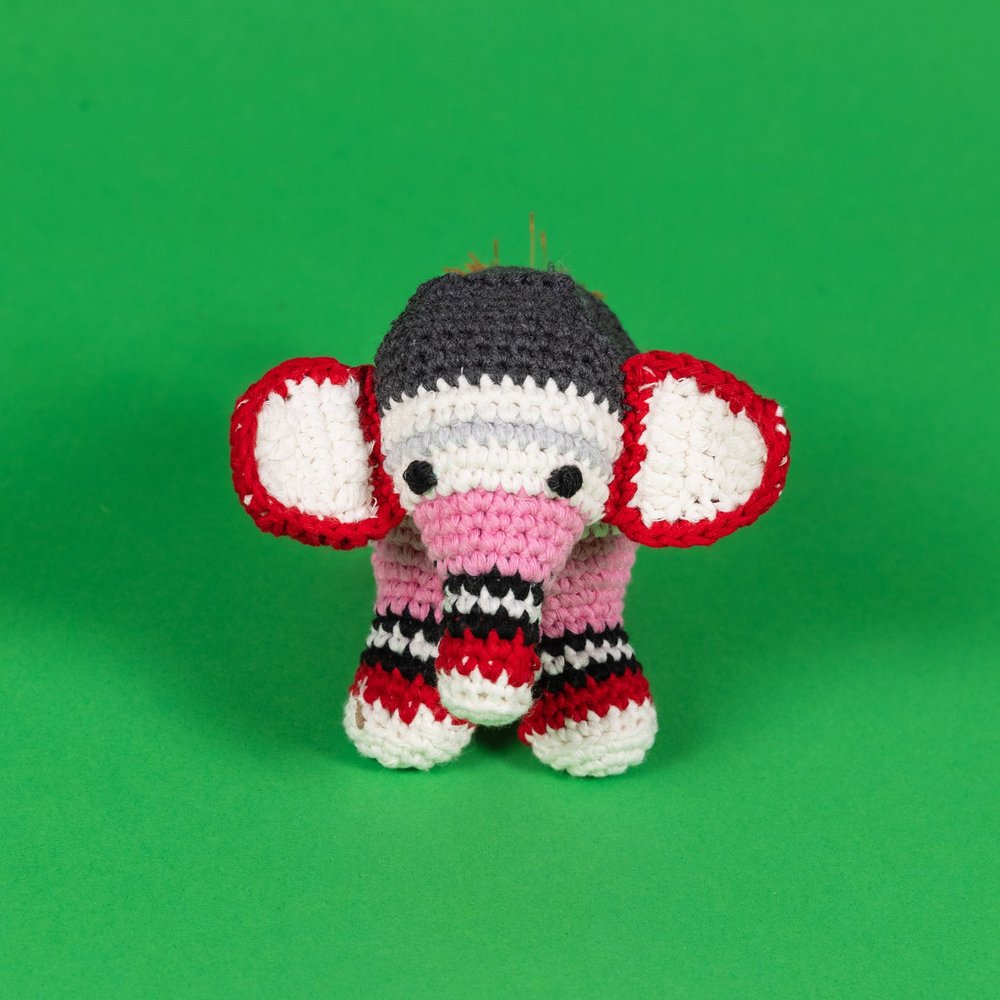 Hand Crochet Elephant (Ware of the Dog)