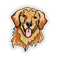 Golden Retriever Vinyl Sticker