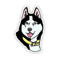 Husky Vinyl Sticker