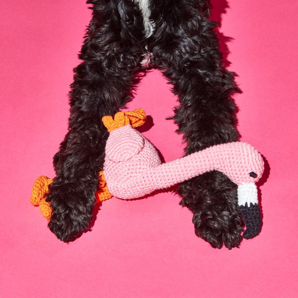 Hand Crochet Flamingo (Ware of the Dog)